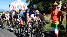 David Gaudu lors de la 13e étape du Tour de France, le 14 juillet 2023.