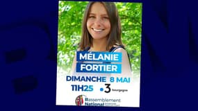 Mélanie Fortier, élue régionale RN du Bourgogne-Franche-Comté