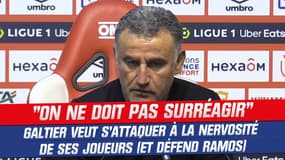 Reims 0-0 : "On ne doit pas surréagir", Galtier veut s'attaquer à la nervosité de ses joueurs (et défend Ramos)