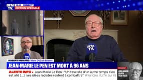 Mort de Jean-Marie Le Pen: "Il a été le porte-parole d'une partie de la France qui se sentait oubliée", affirme Robert Ménard (maire de Béziers)