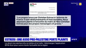 L'association "Nice à Gaza" porte plainte contre Christian Estrosi pour propos mensongers