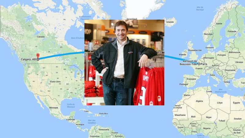 A 45 ans, cet ancien directeur marketing de LG a quitté Paris pour Calgary au Canada n'envisage pas de revenir vivre en France.