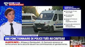 Attaque à Rambouillet: "Cela nous rappelle la dangerosité de notre métier", déclare Sonia Fibleuil, porte-parole de la Police nationale