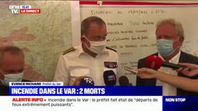 Evence Richard, préfet du Var sur la difficulté à maitriser l'incendie: "Ce n'est pas une question de moyen"