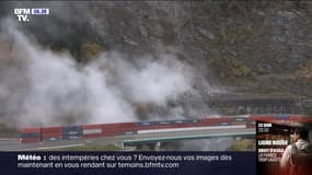 Éboulement en Maurienne: une falaise de la Praz dynamitée pour une purge volontaire