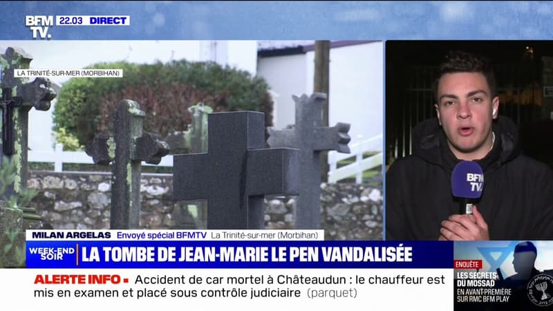 Dégradation de la tombe de Jean-Marie Le Pen: la préfecture du Morbihan indique que la sécurité autour du cimetière de La Trinité-sur-Mer sera renforcée dans les prochains jours