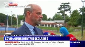 Jean-Michel Blanquer: la vaccination des moins de 12 ans n'est "pas d'actualité"