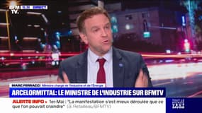 ArcelorMittal: "J'irai à Dunkerque quand on aura trouvé des solutions", assure Marc Ferracci, ministre chargé de l'Industrie 