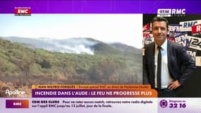 Incendie à Narbonne: le feu reste actif, mais contenu dans un même périmètre