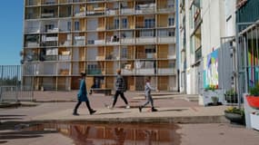 Le quartier de Pissevin à Nîmes, le 27 mars 2021 (illustration). 