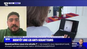Squat: bientôt une loi pour "sortir les squatteurs en quelques jours" explique Guillaume Kasbarian (rapporteur de la loi anti-squat)