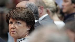 Les avocats de Martine Aubry ont réclamé mercredi l'annulation de la prochaine mise en examen de l'ex-dirigeante du Parti socialiste dans le dossier de l'amiante. /Photo d'archives/ REUTERS/Stéphane Mahé