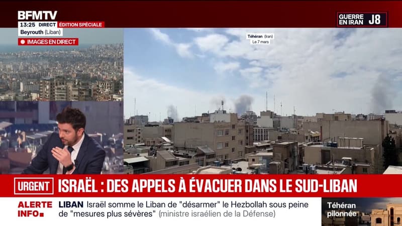 L'armée israélienne appelle les civils à évacuer le sud du Liban