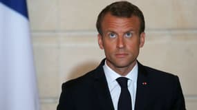 Emmanuel Macron à l'Elysée le 5 juin 2018.