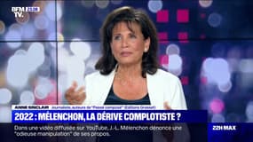 Anne Sinclair sur les propos jugés "complotistes" de Jean-Luc Mélenchon: "Il a toujours eu un peu cette tentation"