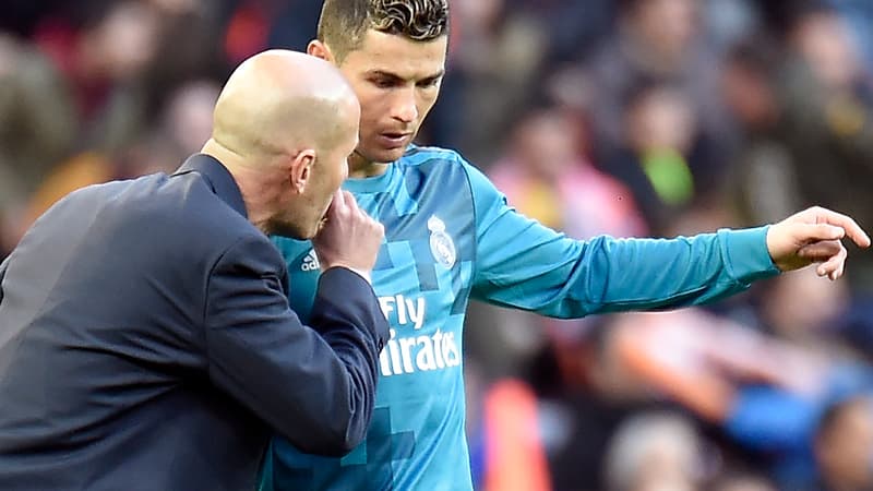 Zinedine Zidane et Cristiano Ronaldo