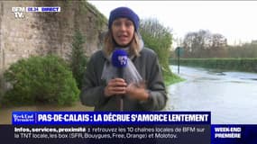 Pas-de-Calais: la décrue de la Liane s'amorce lentement