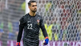Diogo Costa lors du huitième de finale de l'Euro entre le Portugal et la Slovénie, le 01/07/2024