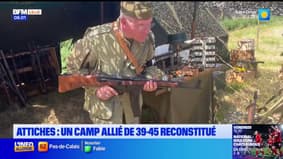 Nord: à Attiches, un camp allié de 39-45 reconstitué