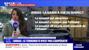 Attaque à Arras: le suspect n'est pas coopératif depuis le début de sa garde à vue