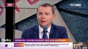 Réforme des retraites, index senior: les réponses d'Olivier Dussopt aux auditeurs RMC