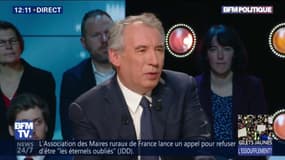 François Bayrou sur les gilets jaunes: "la participation est moindre mais les questions posées sont toujours là"