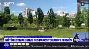 Météo estivale mais des parcs toujours fermés