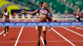Sydney McLaughlin a amélioré son record du monde sur 400 m haies, le 25 juin 2022 à Eugene.