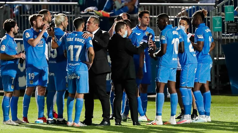 Les joueurs de Fuenlabrada