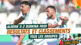 CAN2023: Algérie 2-2 Burkina Faso, tous les résultats et classements 