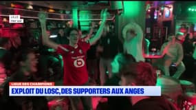 Ligue des Champions: les supporters du Losc aux anges après la victoire contre l'Atlético