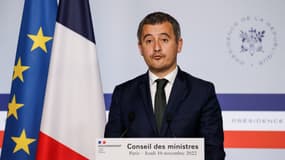 Gérald Darmanin le 10 novembre 2022. 