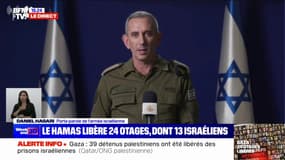 Daniel Hagari (porte-parole de l'armée israélienne): "Le retour des otages est notre préoccupation"
