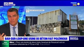 Bar-sur-Loup: le projet d'usine de béton fait polémique