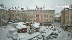 Gap sous la neige en début de semaine. 