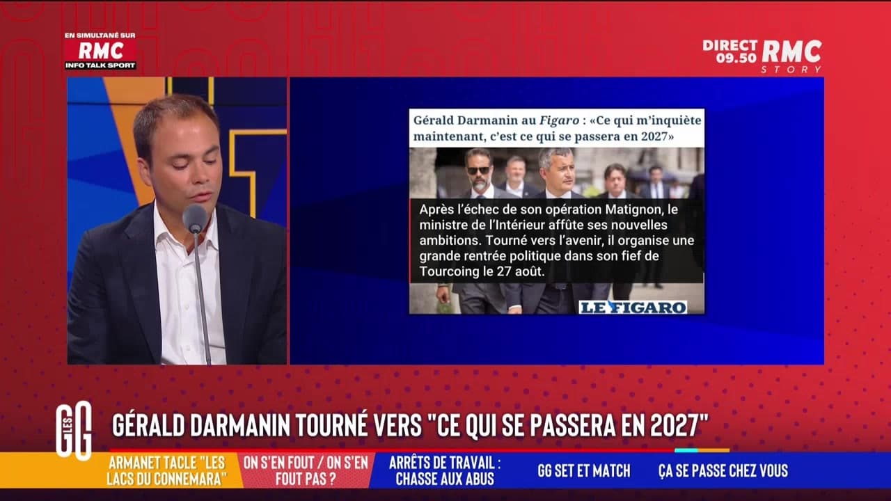 "On s'en fout, on s'en fout pas" Gérald Darmanin tourné vers "ce qui