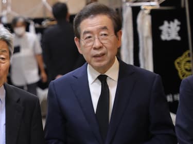 Le maire de Séoul (Corée du Sud) Park Won-soon, le 5 juillet 2020