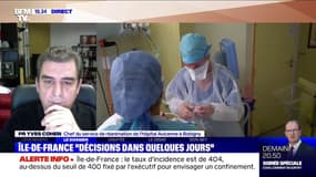 Pour le chef du service de réanimation de l'hôpital Avicenne à Bobigny, "il faut un confinement extrêmement fort" en Île-de-France