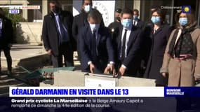 Marseille: Gérald Darmanin a posé la première pierre de la future antenne du RAID