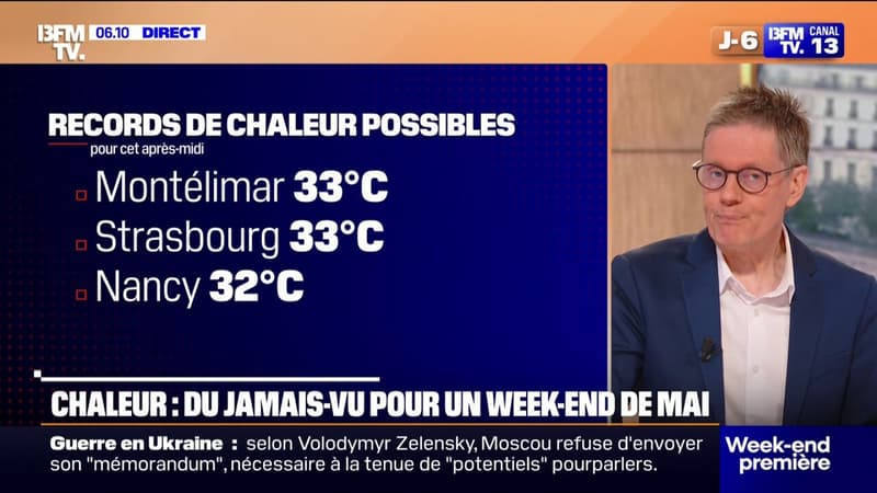 30,5 degrés de moyenne : il n'a jamais fait aussi chaud un mois de mai en France