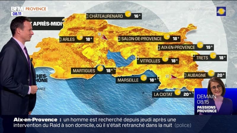 Météo Bouches-du-Rhône: du soleil et de la douceur ce vendredi, jusqu'à 20°C à La Ciotat