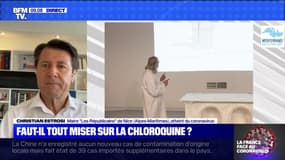 Chloroquine: "Quand la guerre est déclarée, on n'a pas le temps de tester sur des souris pendant 6 mois", estime Christian Estrosi (LR)