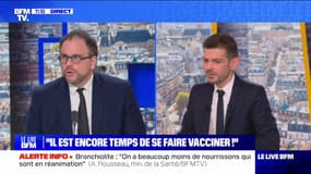 Aurélien Rousseau sur la bronchiolite: "On a beaucoup moins de nourrissons qui sont en réanimation"