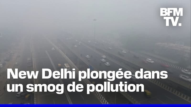 New Delhi: la pollution atmosphérique 60 fois supérieure aux normes de l'OMS