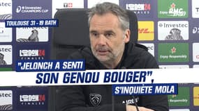 Toulouse 31-19 Bath : "Jelonch a senti son genou bouger", s'inquiète Mola
