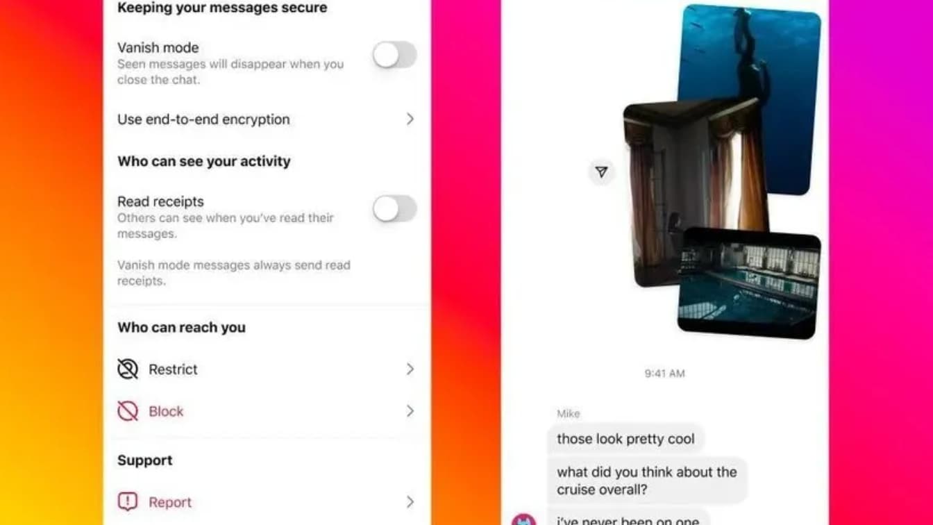 Capture d'écran d'Instagram Capture d'écran d'Instagram