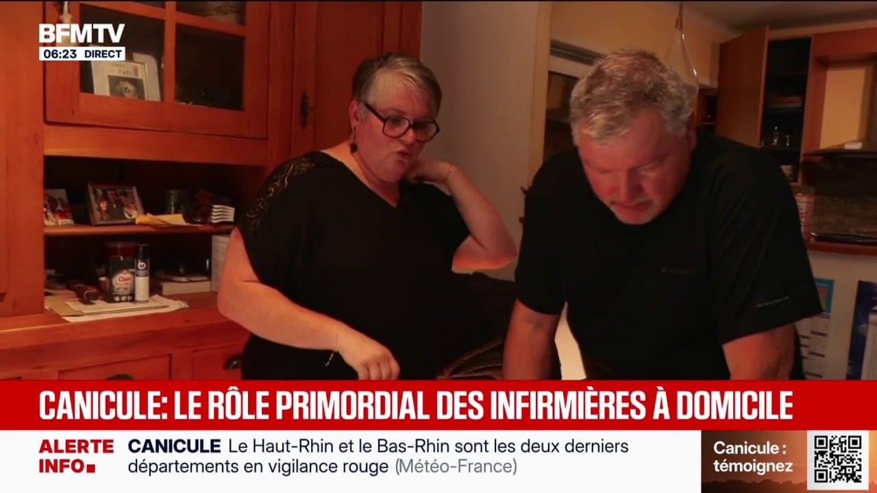 Canicule: le rôle primordial des infirmières à domicile en période de fortes chaleurs
