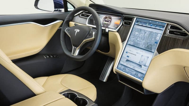 L'intérieur de la Tesla Model S