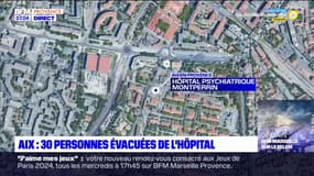 Aix-en-Provence: 30 personnes évacuées d'un hôpital psychiatrique en raison d'un début d'incendie