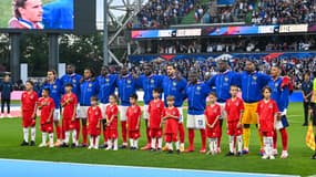 L'équipe de France de football masculine, à Metz le 5 juin 2024